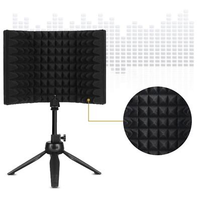 Professioneller Mikrofon-Trennschutz, Studiomikrofon Sound mit Ständer