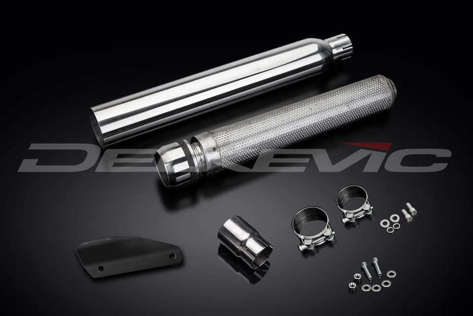 Silenciador de escape personalizado Yamaha V Star 950 2009-2017 21" punta nariz de toro de acero inoxidable Foto 3 de 4