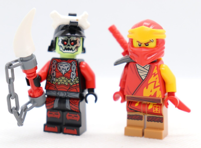 2)Kai + Bone King Lot CORE 71785 71763 71786 Ninjago LEGO