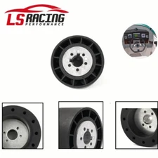 3/4" Inch Keyway Marine Boat Steering Wheel Hub Adapter Black 6 Holes