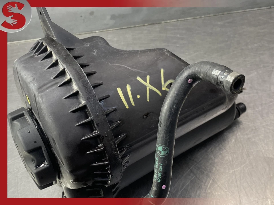 2008-2014 BMW X6 E71 4.4L ENGINE COOLANT OVERFLOW RESERVOIR BOTTLE TANK OEM - Image 2 of 4