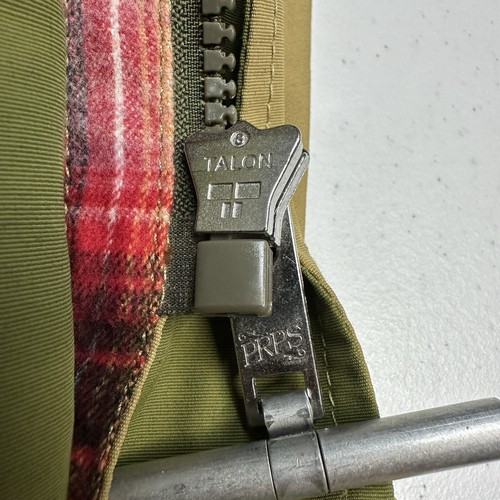 PRPS Men's Tent & Trails Div Khaki Hooded Barn Coat Jacket Sz L Wheat E57JT11 - Picture 22 of 24
