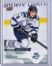 🔥 ARTEMI KNIAZEV 18/19 Upper Deck CHL UD Star Rookie #393 Sagueneens Card 🔥