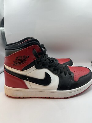 Jordan 1 Retro OG High Bred Toe Size 7 NO BOX Used Jordan 1 Retro OG High Bred Toe Size 7 NO BOX Used