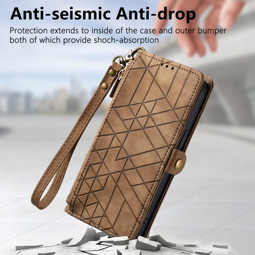 Funda billetera con ranura de cuero para iPhone 14/15 Plus 13/12/11 Pro Max - Imagen 75 de 81