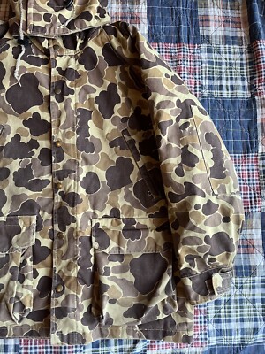 Vintage Gamehide 3 in 1 Frog Print Camo Duck Hunting Jacket Coat