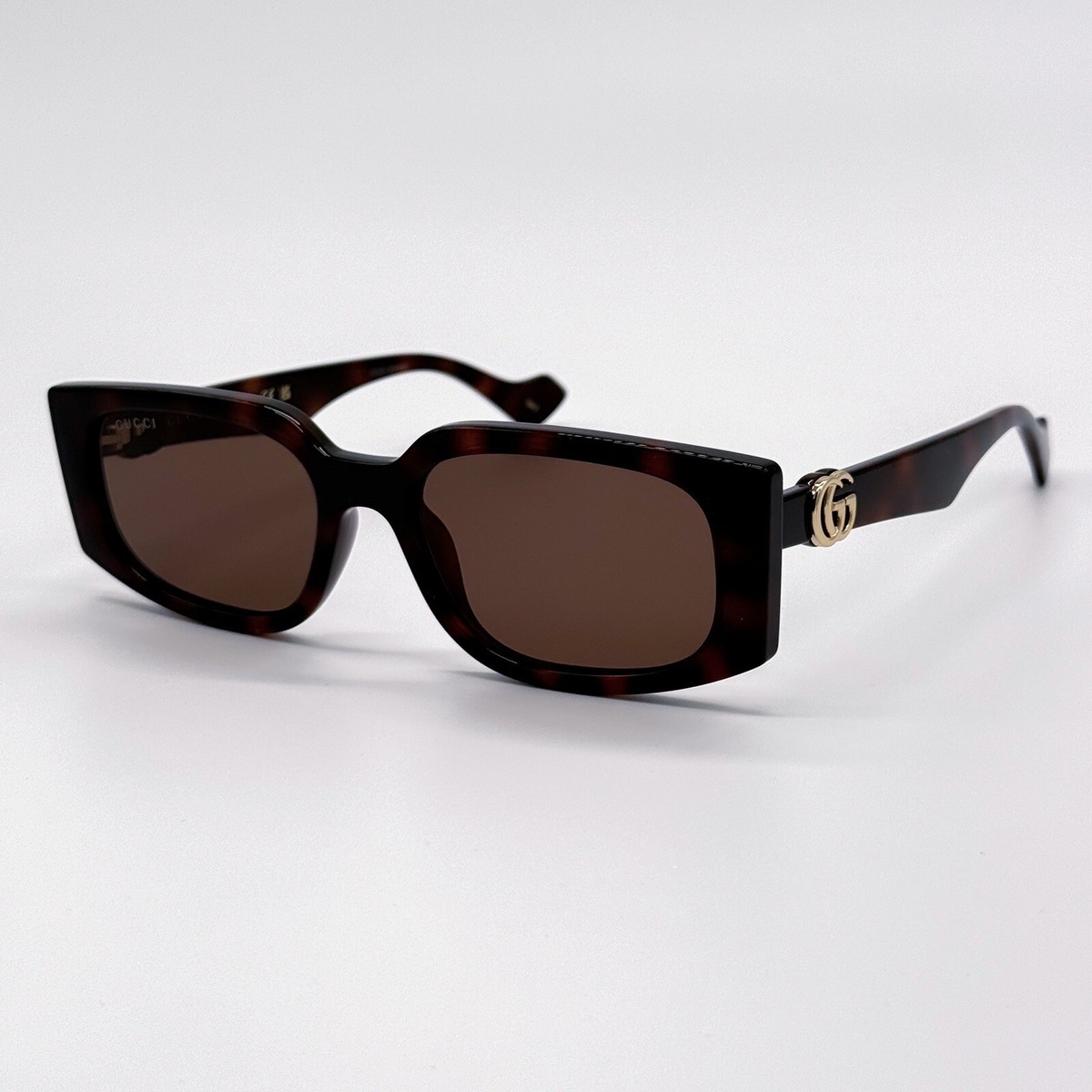 NEW GUCCI GG1534S 002 HAVANA BROWN SQUARE WOMEN SUNGLASSES