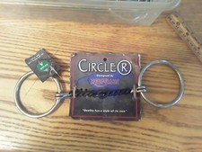 New loose ring snaffle bit Twisted sweet iron mouth 5 inch Reinsman circle R