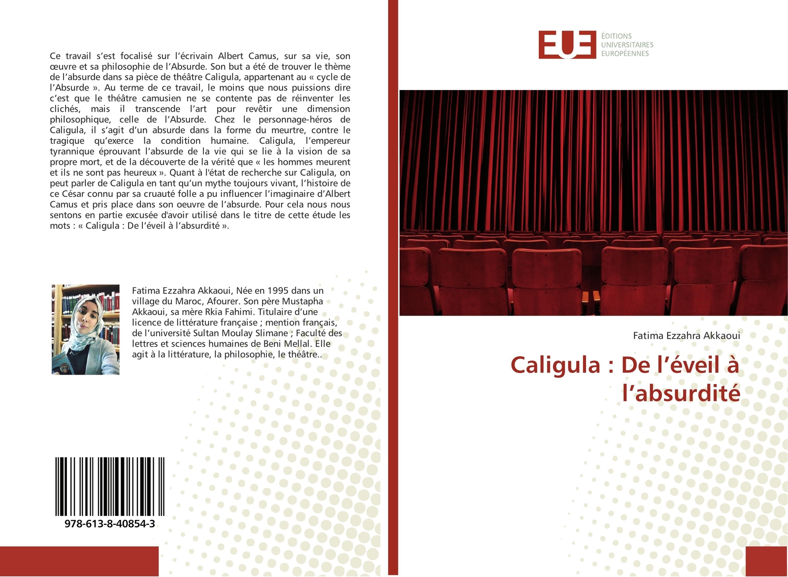 Caligula : De L¿éveil À L¿absurdité Fatima Ezzahra Akkaoui Taschenbuch