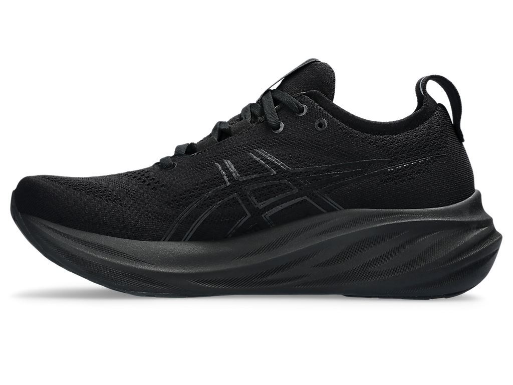 Asics GEL-Nimbus 26 2E Wide Triple Black Men Running Shoes