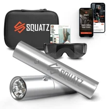 SQUATZ Red Light Therapy Device for Face and Body, Handheld LED Infrared Light