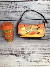 Reese's Peanut Butter Cup Ceramic Travel Coffee Mug Silicone Galerie Purse