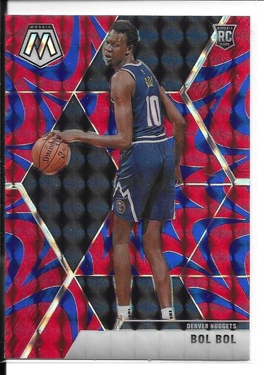 2019-20 Panini Mosaic Reactive Blue Bol Bol Rookie RC Card #222