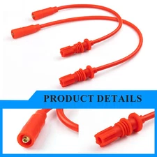 4014007 4013328 Spark Plug Wire + Cap for Polaris Scrambler Sportsman 850 1000