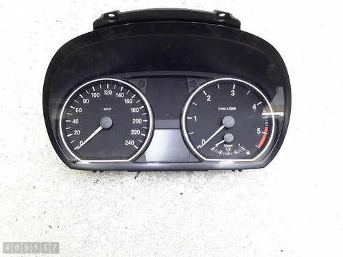 2009 BMW 1 SERIES TACHO KOMBIINSTRUMENT BENZIN LHD 2000TD 918704602