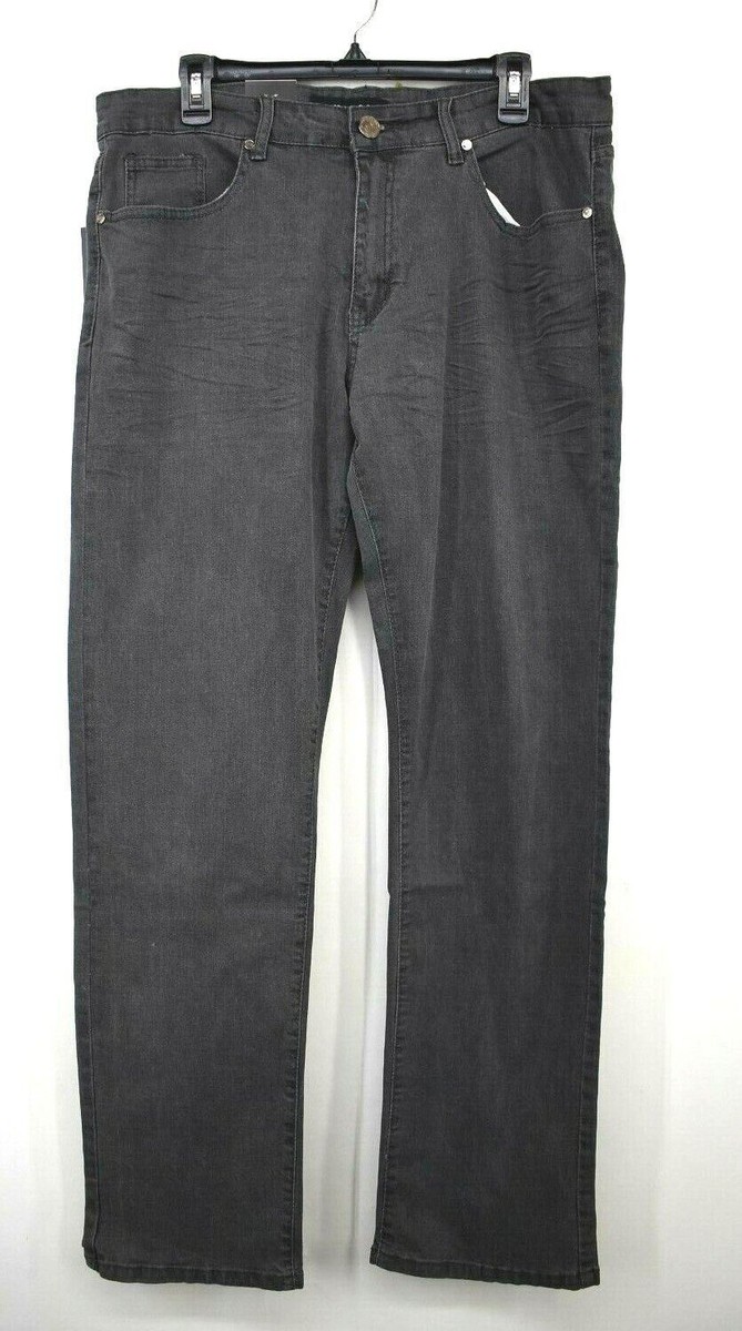 Tailored Recreation Men Straight Leg Strech Fit 5-Pocket Denim