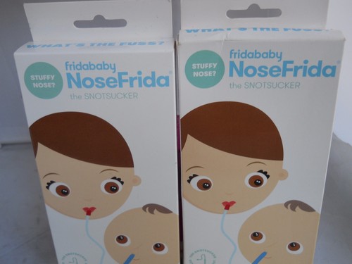 fridababy NoseFrida The Snotsucker Nasal Aspirator (2pk bundle) fresh new items - Picture 2 of 5