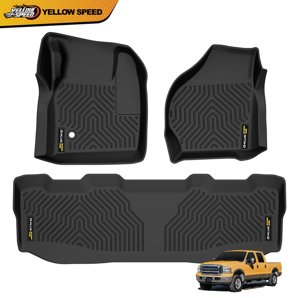 Tapetes de TPE aptos para Ford F-250 F-350 Super Duty doble cabina 1999-2007 Foto 2 de 4