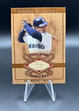 2001 SP Game Bat Edition Milestone Piece of the Action Game-Used Edgar Martinez