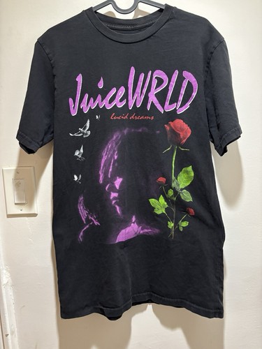 999 Juice Wrld Lucid Dreams Rap T-Shirt sz Medium merch