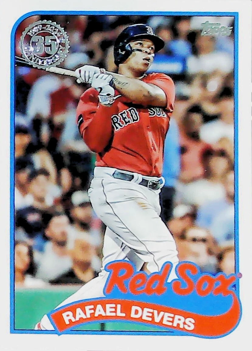 2024 Topps Series 1 1989 VARIATION 89B-61 RAFAEL DEVERS BOSTON RED 