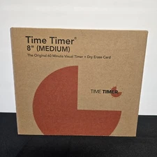 TIME TIMER 8 inch Visual Timer 60 Minutes + Dry Erase Card