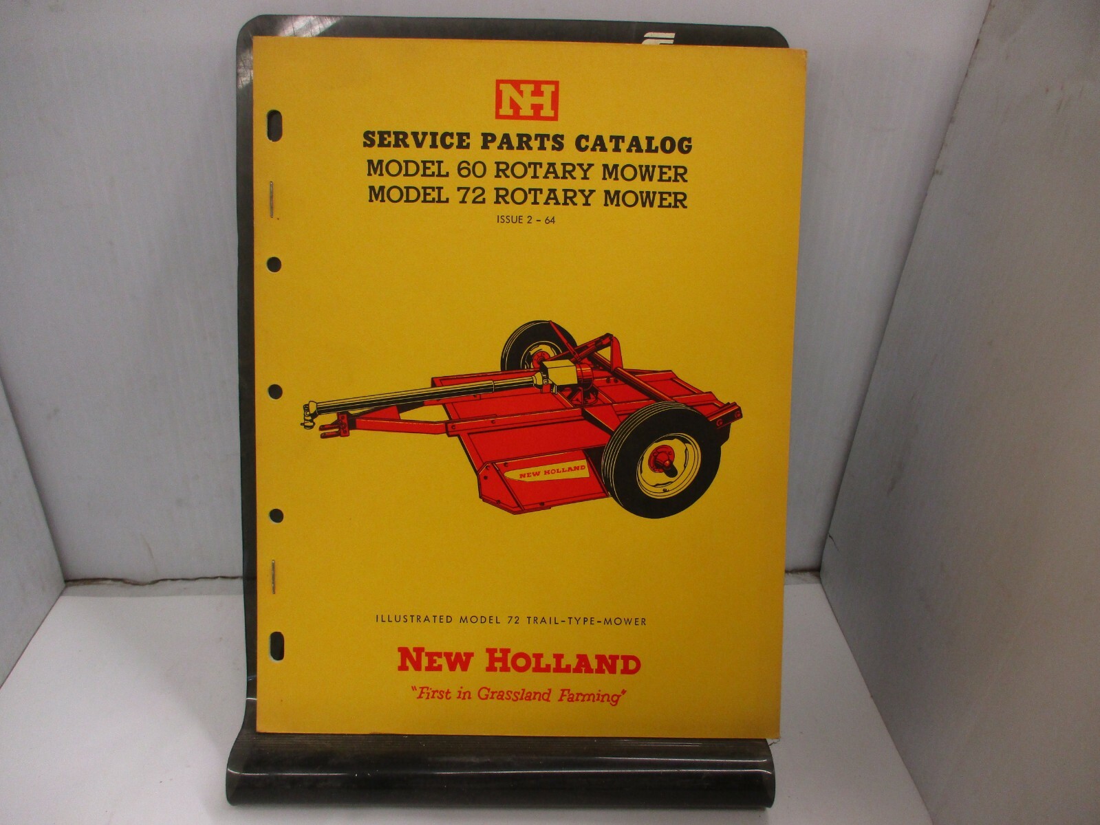 Original New Holland Models 60 72 Rotary Mower Parts Catalog Manual