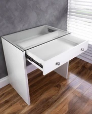 Vanity Table Store Makeup Jewellery Vanity Set Cabinet White Pull Out Drawer