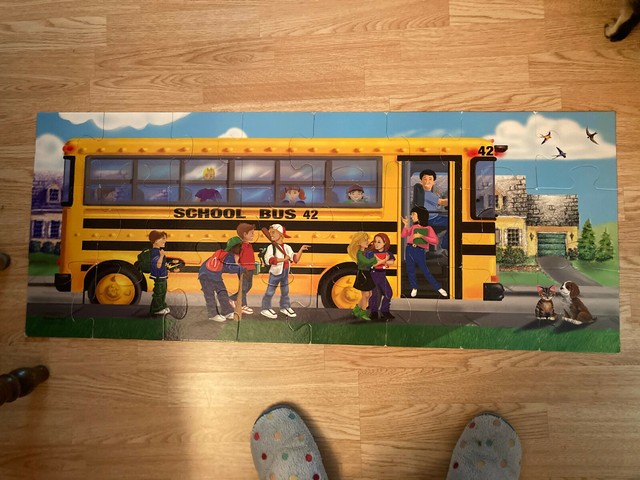 melissa and doug school bus puzzle