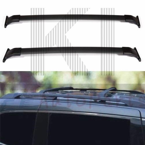 Roof Rack Cross Bars Luggage Carrier Set Black For 2011-2017 Honda Odyssey Van - Picture 8 of 12
