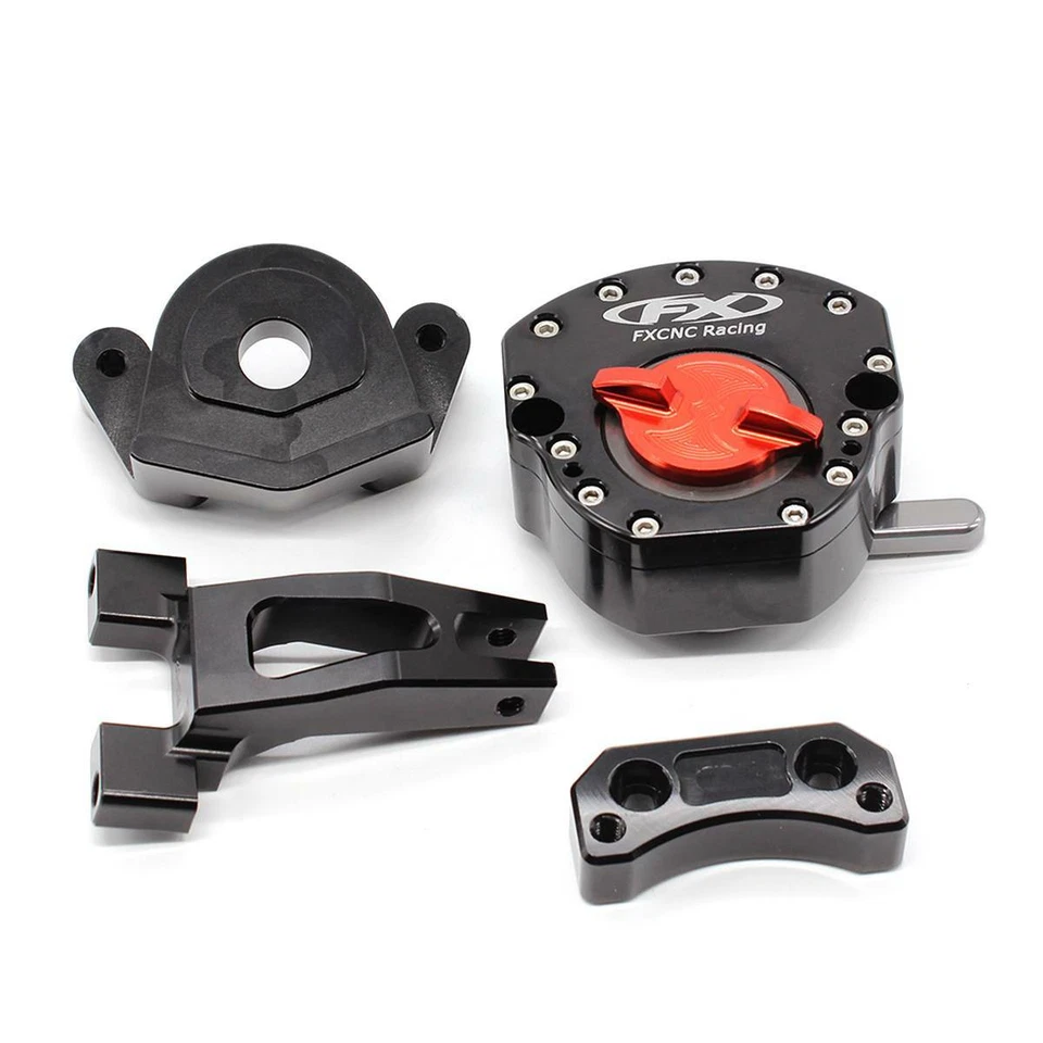 Amortiguador de dirección CNC con kit de montaje de montaje para Yamaha YZF R25 YZF R3 2014 15-2016 Foto 4 de 4