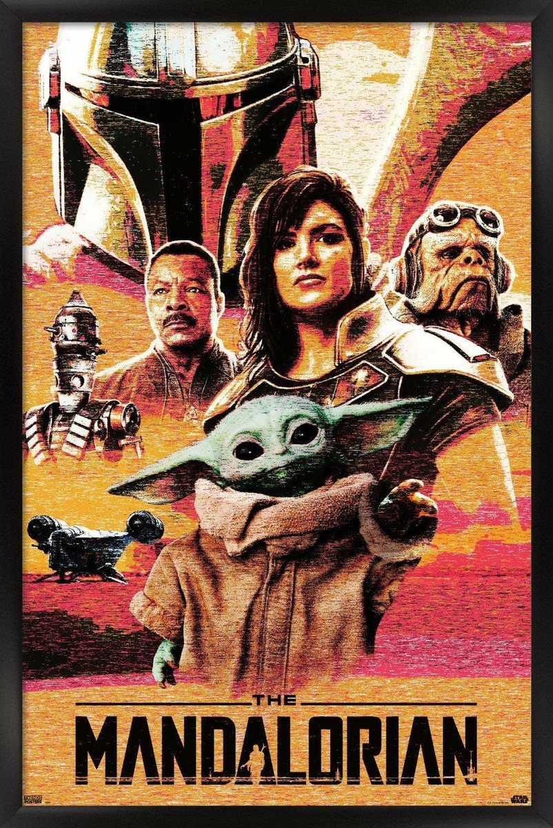 Star Wars: The Mandalorian - Group Collage Poster | eBay
