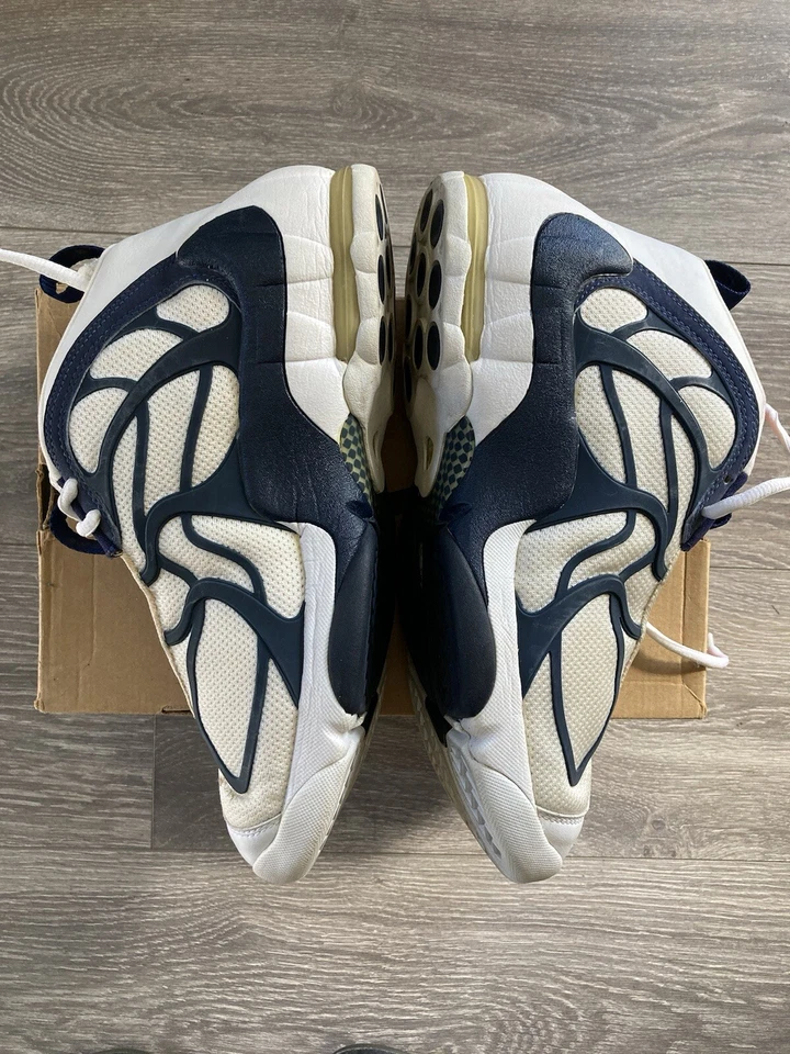 Air Tuned Swoopes 1999 Blanco Azul Marino Plata 11 Original 137038-101 De Colección WNBA  Foto 3 de 4