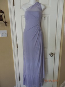 long mesh one shoulder illusion dress