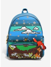 Danielle Nicole Disney El Zorro y el Perro Log Mini Mochila Bolso Cartera ¡NUEVO!