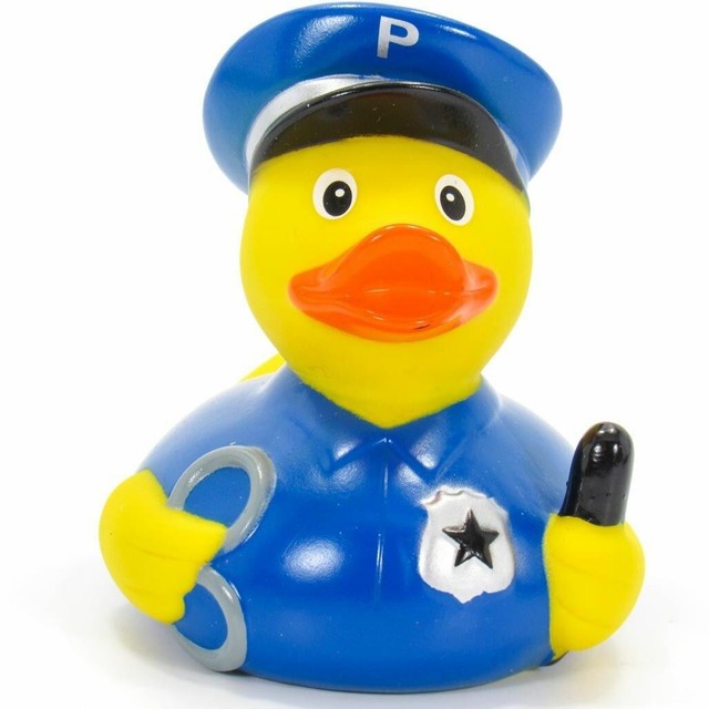 Policeman Blue Rubber Duck eBay