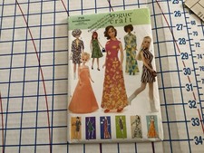Vogue 196 Barbie Doll Clothes Pattern 
