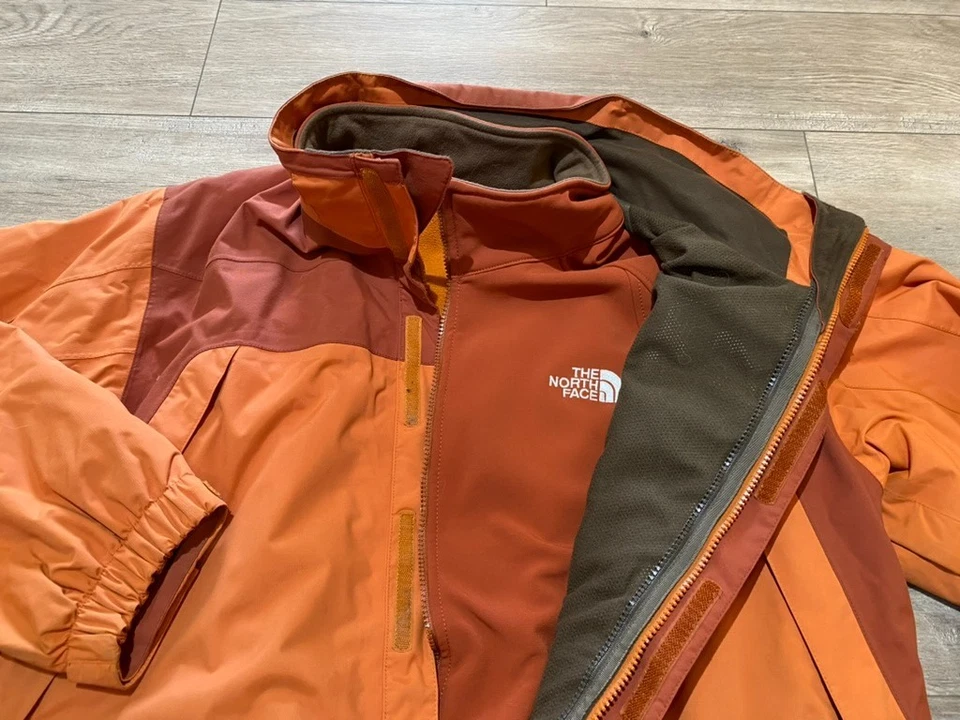 The North Face Mountain Jacket Mens XL Sienna Dryvent 3 IN 1 With Fleece Liner - Image 4 of 4