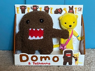 RARE! New NRFB Domo & Tashanna Plush Toys 2008 PLAY ALONG, JAKKS Pacific