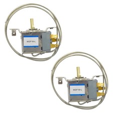 2Pcs Universal Refrigerator Thermostat Freezer Refrigeration Temperature Cont...