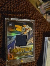 2020 Panini XR - Vortex Materials Justin Herbert #VX-3 /75 (MEM, RC)