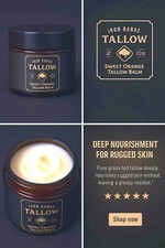 Iron Range Tallow Body Balm Moisturizer