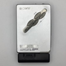 Junk Used Sony Walkman WM-EX677 Cassette Player Silver from JP g26