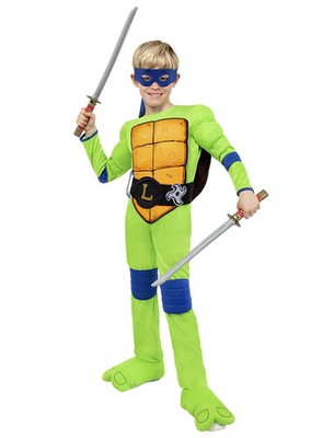Ninja Turtles   Leonardo Kostüm für Kinder - Mit diesem Kostüm mutierst Du zur