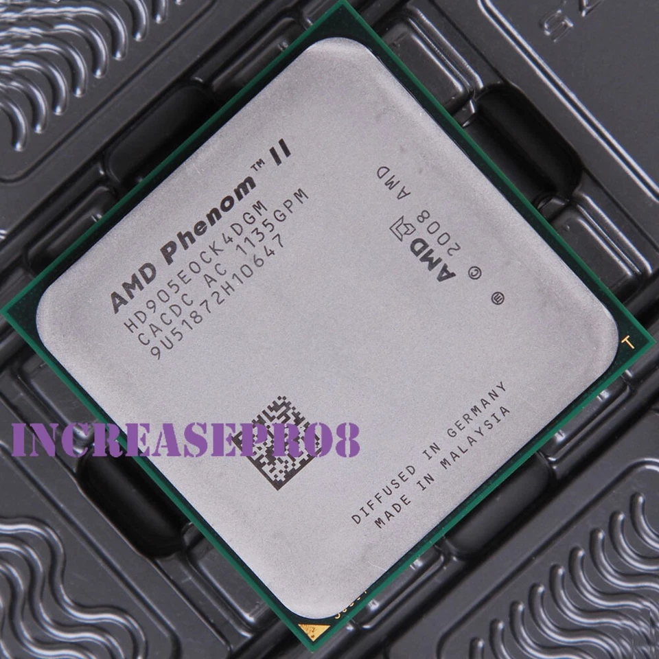 AMD Phenom II X4 905e Processor 2.5GHz HD905EOCK4DGM Socket AM3 CPU 65W 667MHz - Image 2 of 4