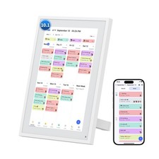 Calendar Digital 10.1 Inch, Digital Frame Combined Smart Touch Screen Electro...