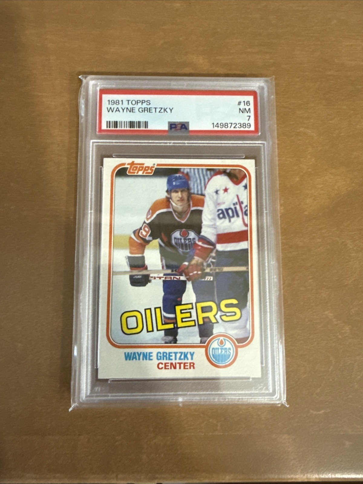 1981 Wayne Gretzky Topps PSA 7