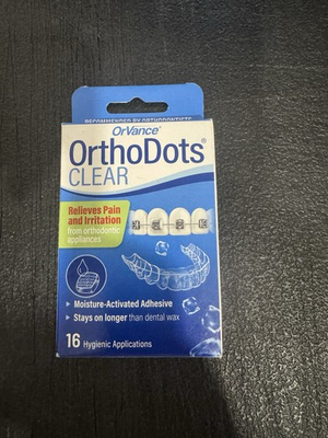 #ad Orvance Hygienic Applications Orthodots Clear 16 Count $8.99