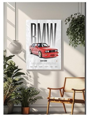 E30 M3 POSTER GESCHENK WAND GARAGE WERKSTATT POSTER verschiedene Größen