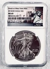 2016-W American Silver Eagle $1 Coin - PCGS PR-69 DCAM 30th Anniversary